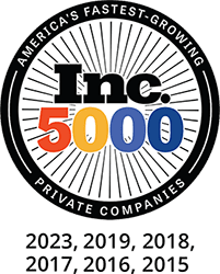 Inc. 5000 America's Fastest Growing Companies badge